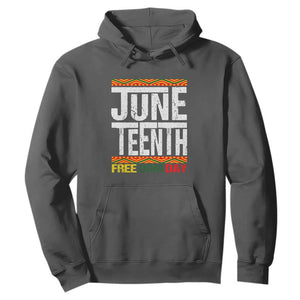 Freedom Day Hoodie Juneteenth Since 1865 Black History Month TS01 Dark Heather Printyourwear