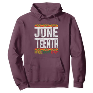 Freedom Day Hoodie Juneteenth Since 1865 Black History Month TS01 Maroon Printyourwear