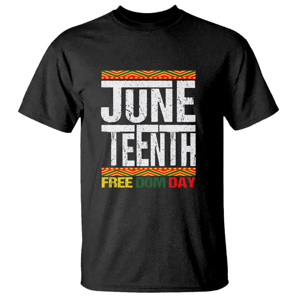 Freedom Day T Shirt Juneteenth Since 1865 Black History Month TS01 Black Printyourwear