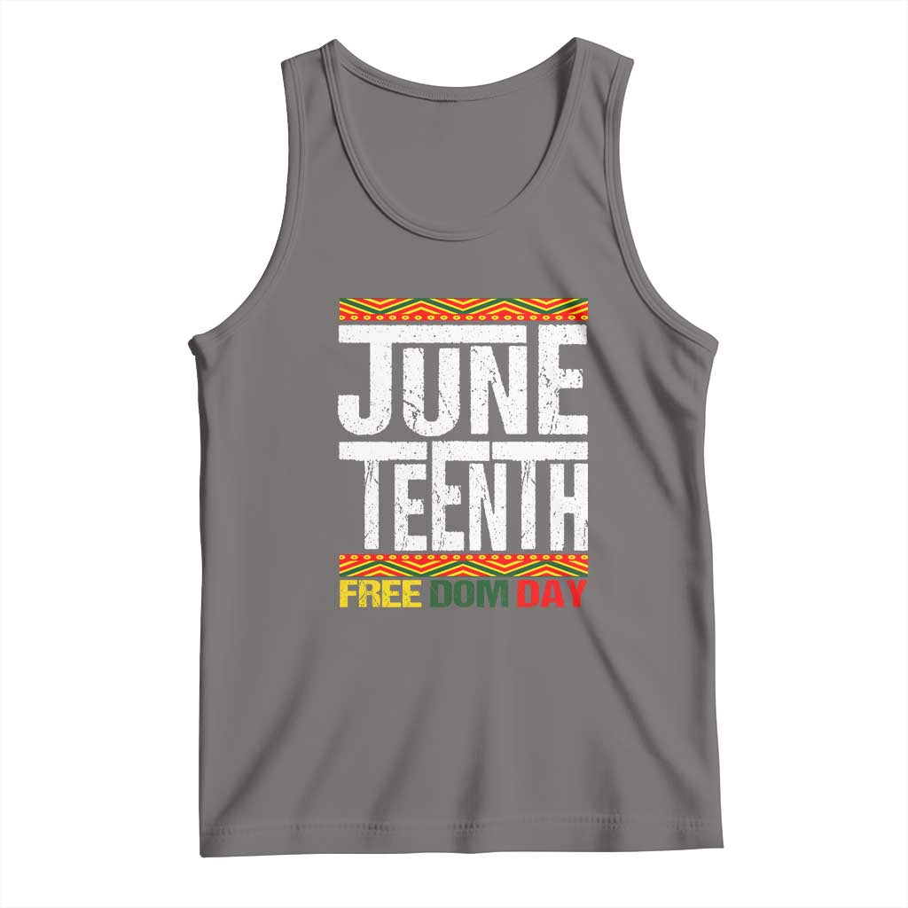 Juneteenth Freedom Day Tank Top Since 1865 Black History Month TS01 Deep Heather Print Your Wear