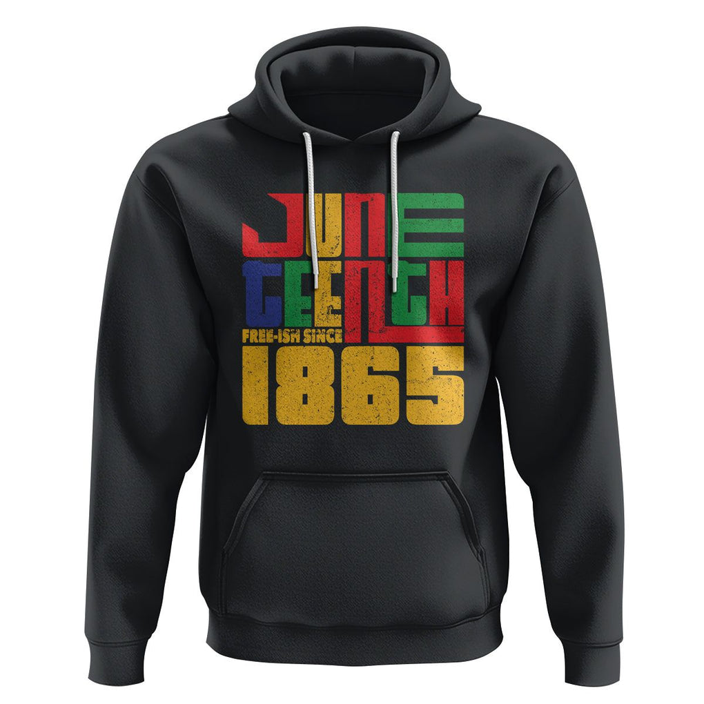 Vintage Free Ish Since 1865 Hoodie TS01 Black Printyourwear