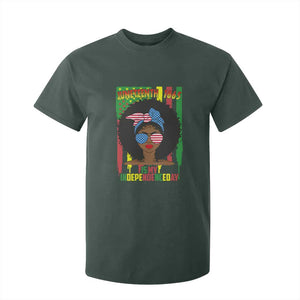 Juneteenth Is My Independence Day T Shirt For Kid For Black Women Not 4th Of July TS01 Dark Forest Green Print Your Wear