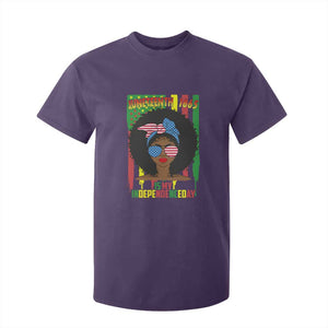 Juneteenth Is My Independence Day T Shirt For Kid For Black Women Not 4th Of July TS01 Purple Print Your Wear