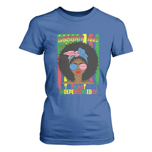 Juneteenth Is My Independence Day T Shirt For Women For Black Women Not 4th Of July TS01 Royal Blue Print Your Wear