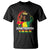 Queen Afro T Shirt Juneteenth 1865 TS01 Black Printyourwear