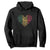 Black History Hoodie Cool Juneteenth with African Proud Heart TS01 Black Printyourwear