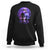 Alien And Bigfoot Full Moon Sasquatch UFO Sweatshirt TS01 Black Print Your Wear