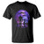 Alien And Bigfoot Full Moon Sasquatch UFO T Shirt TS01 Black Print Your Wear