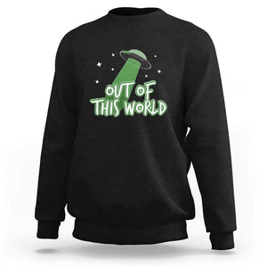 Out Of This World Sweatshirt TS01 Black Print Your Wear