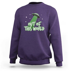 Out Of This World Sweatshirt TS01 Purple Print Your Wear