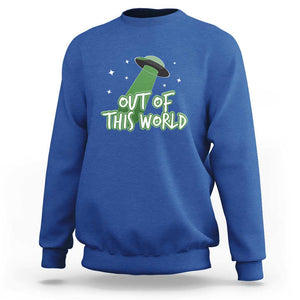 Out Of This World Sweatshirt TS01 Royal Blue Print Your Wear