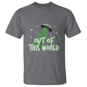 Out Of This World T Shirt TS01 Charcoal Print Your Wear