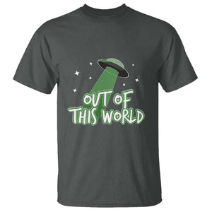 Out Of This World T Shirt TS01 Dark Heather Print Your Wear