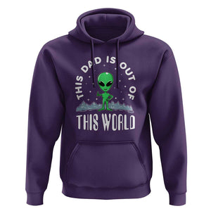 This Dad Is Out of This World Alien Lover Father's Day Hoodie TS01 Purple Print Your Wear