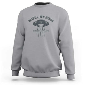 Roswell New Mexico UFO Alien UAP Sweatshirt TS01 Sport Gray Print Your Wear