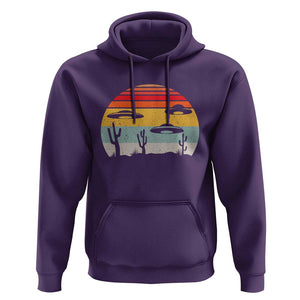 Vintage UFO Lover Alien Desert Retro Hoodie TS01 Purple Print Your Wear