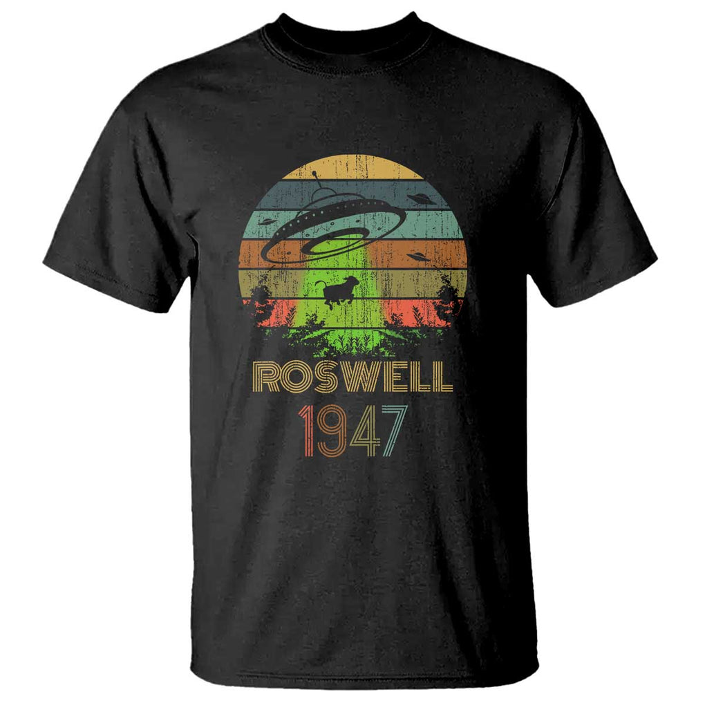 Alien UFO Custome Abduction Roswell 1947 Space Alien Lover T Shirt TS01 Black Print Your Wear