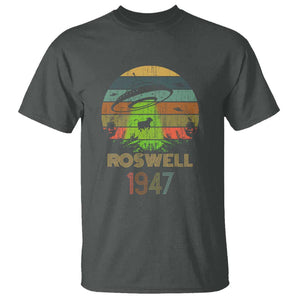 Alien UFO Custome Abduction Roswell 1947 Space Alien Lover T Shirt TS01 Dark Heather Print Your Wear