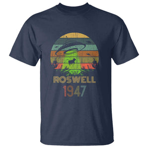 Alien UFO Custome Abduction Roswell 1947 Space Alien Lover T Shirt TS01 Navy Print Your Wear