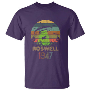 Alien UFO Custome Abduction Roswell 1947 Space Alien Lover T Shirt TS01 Purple Print Your Wear