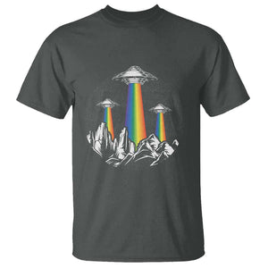 World UFO Day T Shirt TS01 Dark Heather Print Your Wear