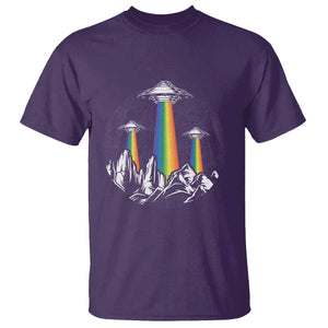 World UFO Day T Shirt TS01 Purple Print Your Wear