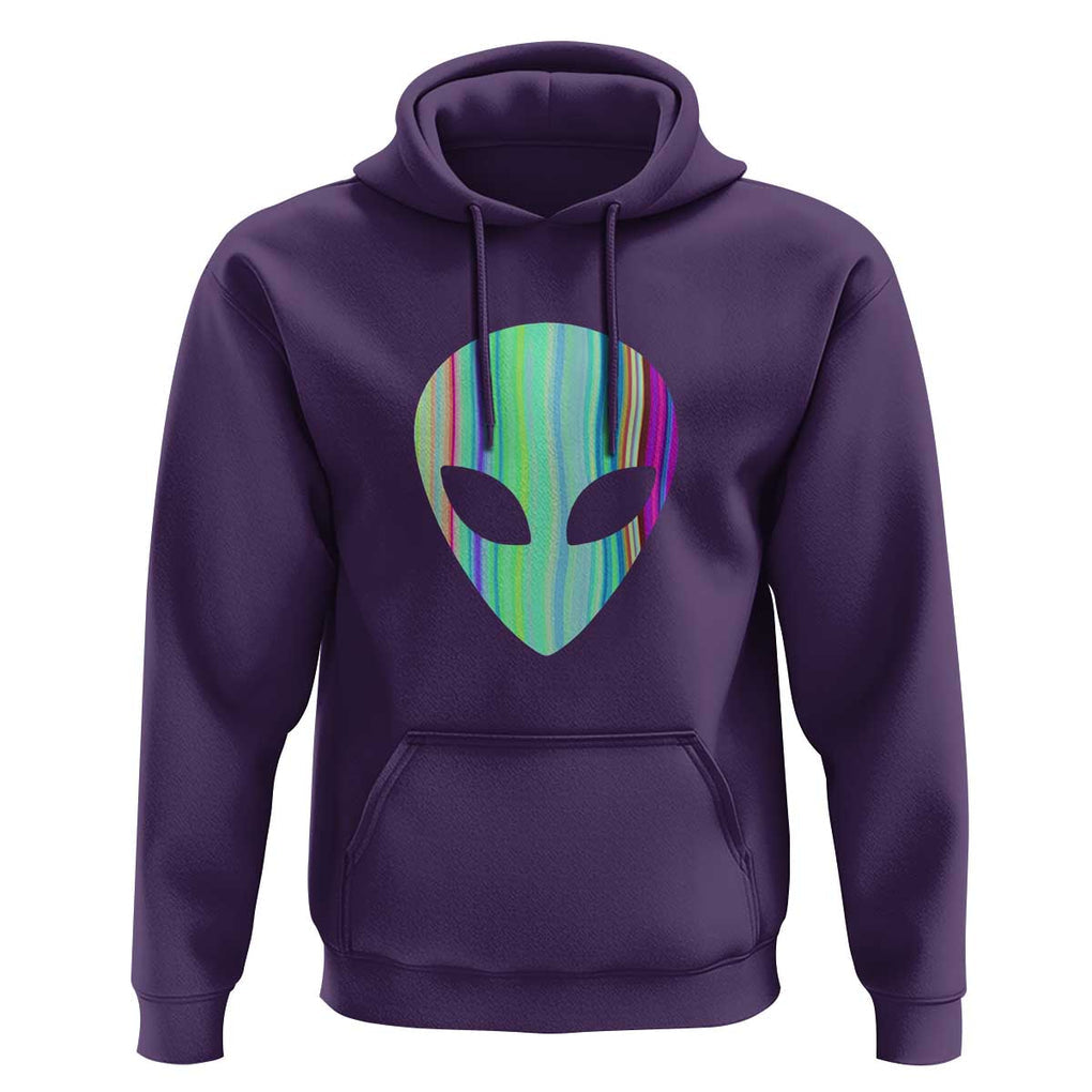 Alien Head Holographic Cute UFO Hoodie TS01 Purple Print Your Wear