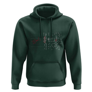 Sheldon Nerdy Wow Signal UFO Alien World Contact Day Hoodie TS01 Dark Forest Green Print Your Wear