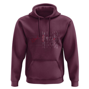 Sheldon Nerdy Wow Signal UFO Alien World Contact Day Hoodie TS01 Maroon Print Your Wear