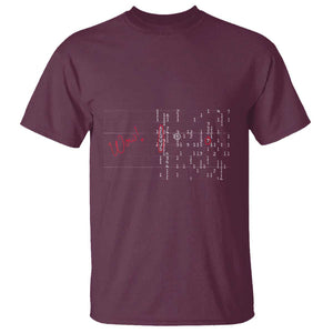 Sheldon Nerdy Wow Signal UFO Alien World Contact Day T Shirt TS01 Maroon Print Your Wear