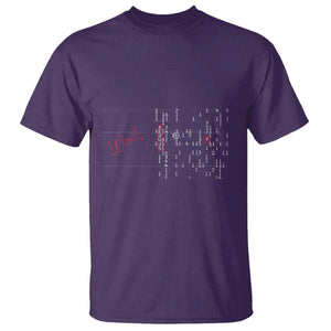 Sheldon Nerdy Wow Signal UFO Alien World Contact Day T Shirt TS01 Purple Print Your Wear