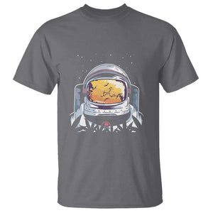 ASTRONAUT ALIEN UFO T Shirt Smoking Weed Cannabis Smokers TS01 Charcoal Print Your Wear