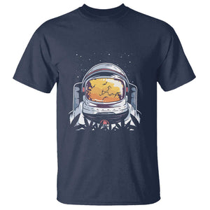 ASTRONAUT ALIEN UFO T Shirt Smoking Weed Cannabis Smokers TS01 Navy Print Your Wear