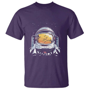 ASTRONAUT ALIEN UFO T Shirt Smoking Weed Cannabis Smokers TS01 Purple Print Your Wear