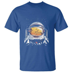 ASTRONAUT ALIEN UFO T Shirt Smoking Weed Cannabis Smokers TS01 Royal Blue Print Your Wear