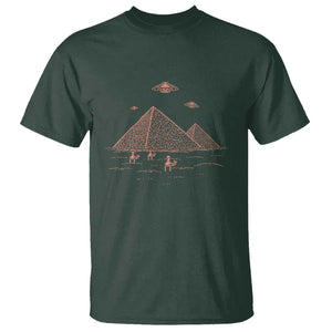 Alien Believer Saucer Cryptid Lover Extraterrestrial Beings T Shirt TS01 Dark Forest Green Print Your Wear