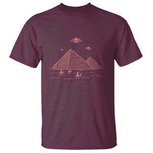 Alien Believer Saucer Cryptid Lover Extraterrestrial Beings T Shirt TS01 Maroon Print Your Wear