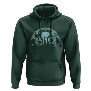 Bigfoot Ufo Loch Ness Monster Mothman And Aliens! Cryptid Hoodie TS01 Dark Forest Green Print Your Wear