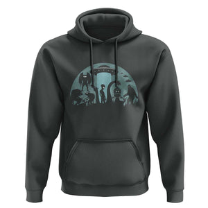 Bigfoot Ufo Loch Ness Monster Mothman And Aliens! Cryptid Hoodie TS01 Dark Heather Print Your Wear