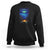 UFO Aliens Flying Saucer - Van Gogh Style - Starry Night Sweatshirt TS01 Black Print Your Wear