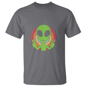 Funny Retro 80's Style Vintage UFO Lover Alien Space T Shirt TS01 Charcoal Print Your Wear