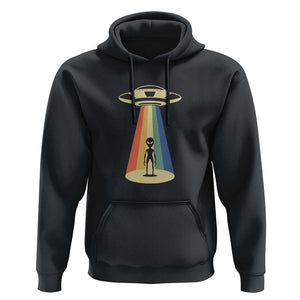 UFO Abduction - Alien Abduction Vintage Aliens Lover Hoodie TS01 Black Print Your Wear