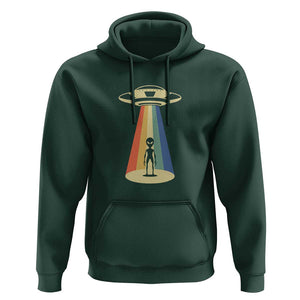 UFO Abduction - Alien Abduction Vintage Aliens Lover Hoodie TS01 Dark Forest Green Print Your Wear