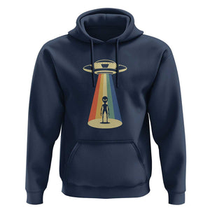 UFO Abduction - Alien Abduction Vintage Aliens Lover Hoodie TS01 Navy Print Your Wear