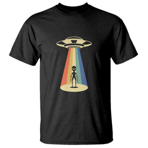 UFO Abduction - Alien Abduction Vintage Aliens Lover T Shirt TS01 Black Print Your Wear