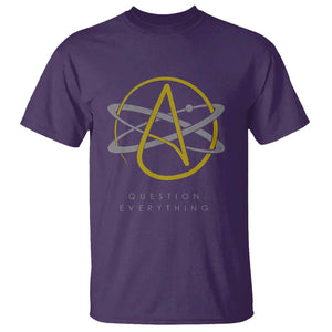 Atheist Logo Atheism T Shirt Science Question Everything TS01 Purple Print Your Wear