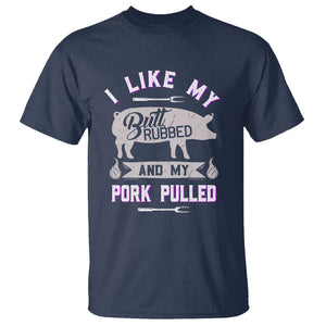 Funny BBQ Grilling Quote Pig Pulled Pork T Shirt TS01 Navy Print Your Wear