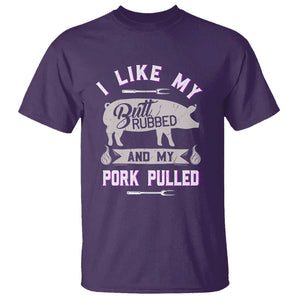 Funny BBQ Grilling Quote Pig Pulled Pork T Shirt TS01 Purple Print Your Wear