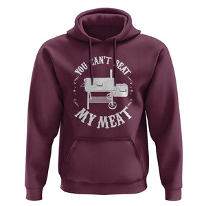 Funny BBQ Pit Reverse Flow Smoker Accessory Dad Grill Hoodie TS01 Maroon Print Your Wear