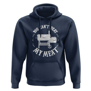 Funny BBQ Pit Reverse Flow Smoker Accessory Dad Grill Hoodie TS01 Navy Print Your Wear